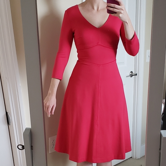 Boden | Dresses | Tall Boden Bryony Ponte Seamed Dress Nwot | Poshmark